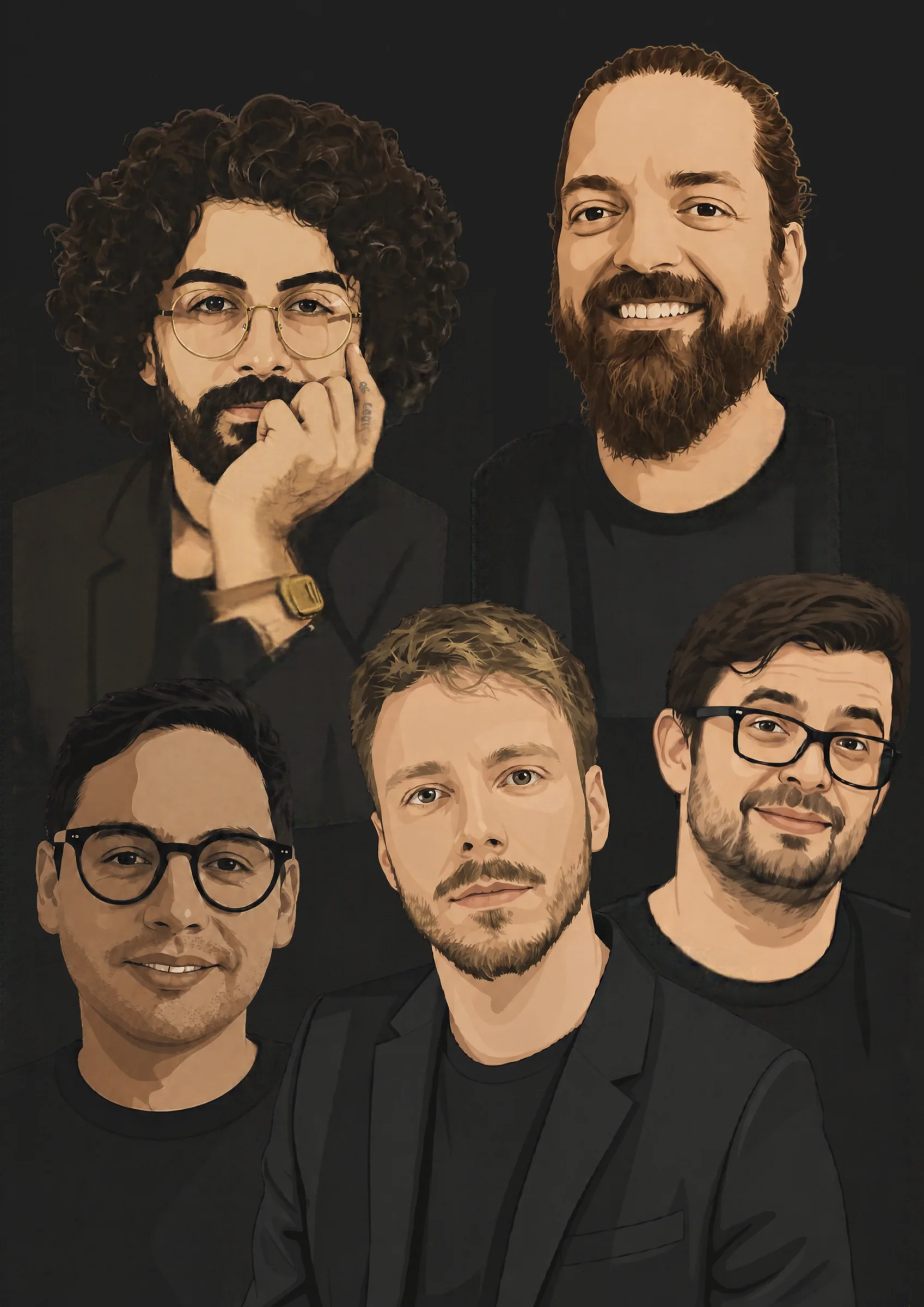 Avatar-Gruppenphoto des Flamingo Agency Teams